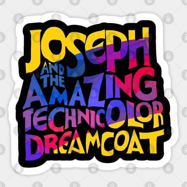 Joseph and the Amazing - Full Color Sticker by Patternkids76